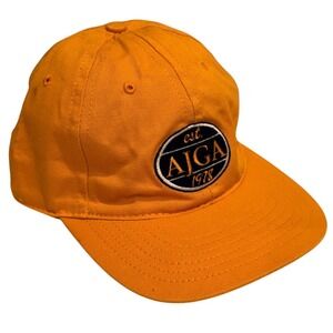 Legendary Headwear AJGA American Junior Golf‎ Association Orange Hat Dad Cap